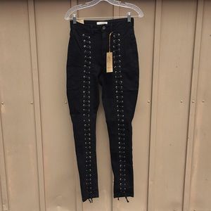kylee lace up jeans